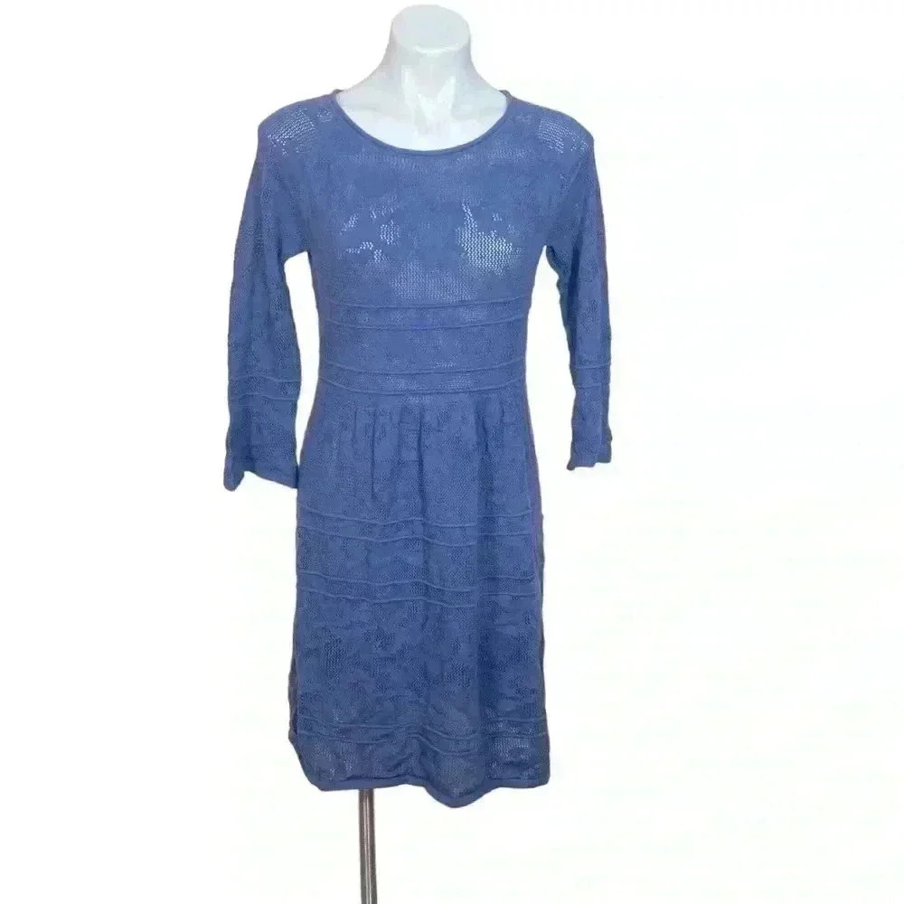Sundance sweater knit Dress Vacation swim Coverup Boho Silk blend size medium